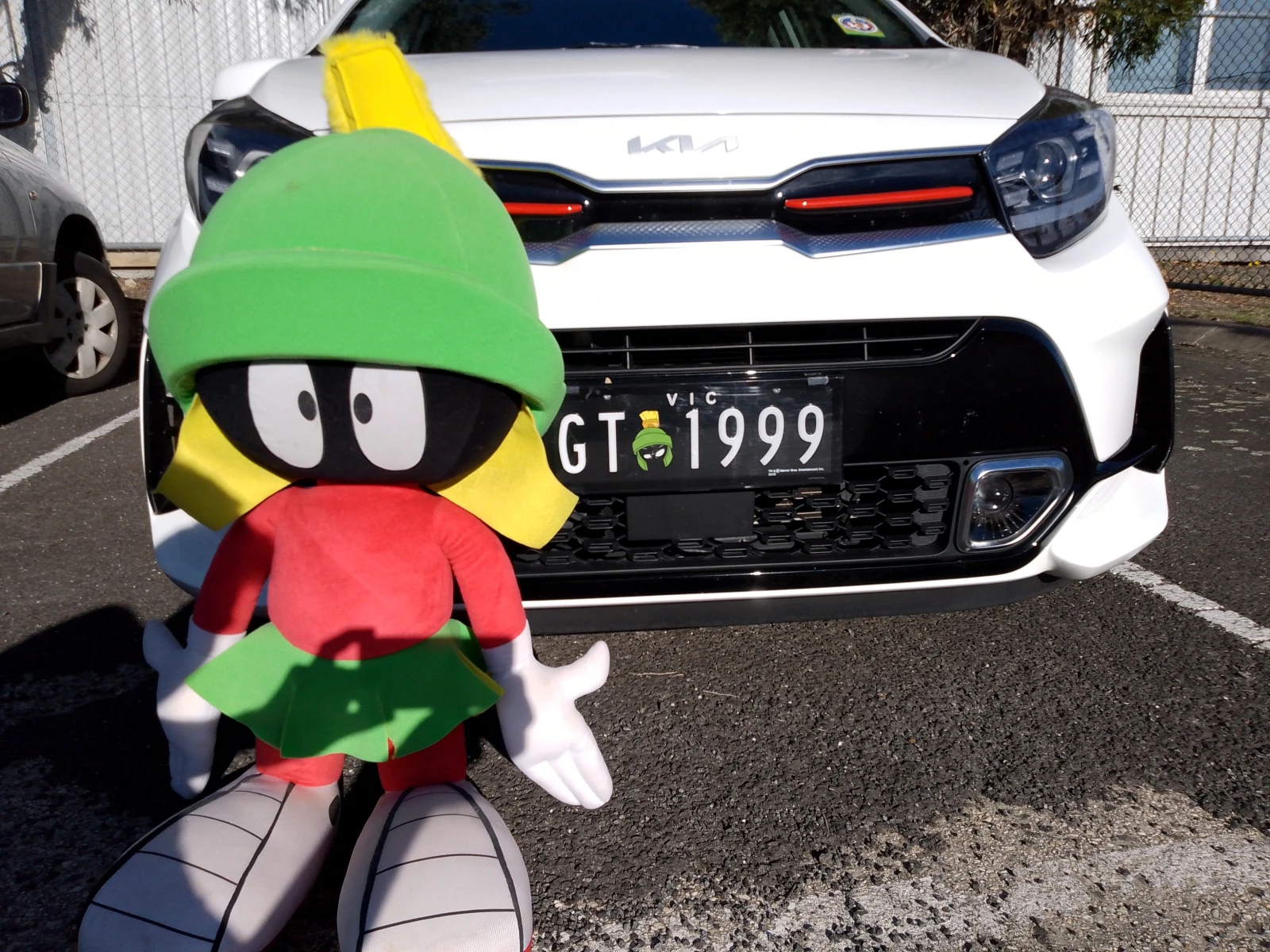 Geoff's Marvin the Martian custom plate