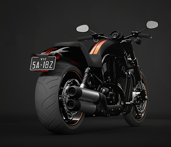 Motorcycle Black